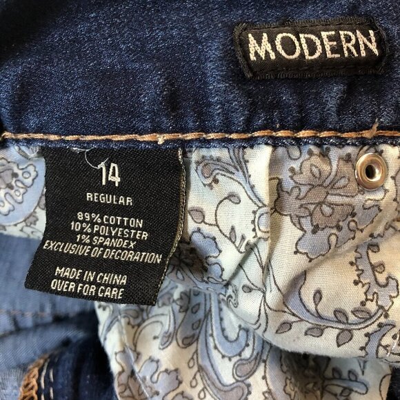 Rhythm In Blues Modern Fit Jeans Size 14 Regular - Picture 7 of 7